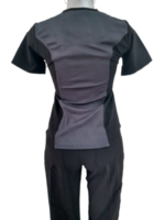 Uniforme quirúrgico repelente NEGRO/GRIS Ana Isabel
