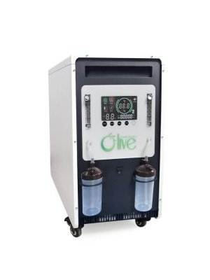 Concentrador de oxigeno olive 20 litros vista lateral